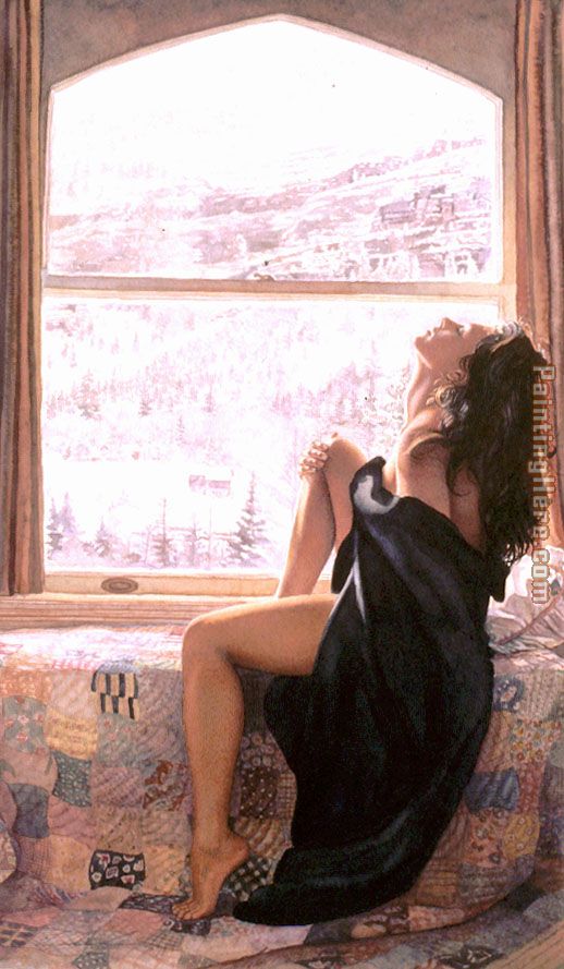On the Warm Side of Winter painting - Steve Hanks On the Warm Side of Winter art painting